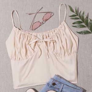 APRICOT CROP TOP